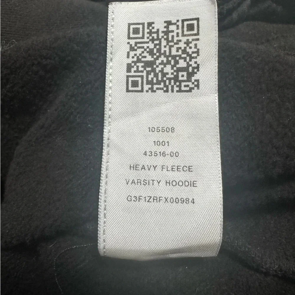 True Religion Logo Hooded Cotton Varsity Jacket. Size XL